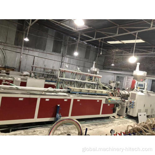 Wpc Profile Extrusion Line Plastic windows doors frame profile making extrusion machine Factory